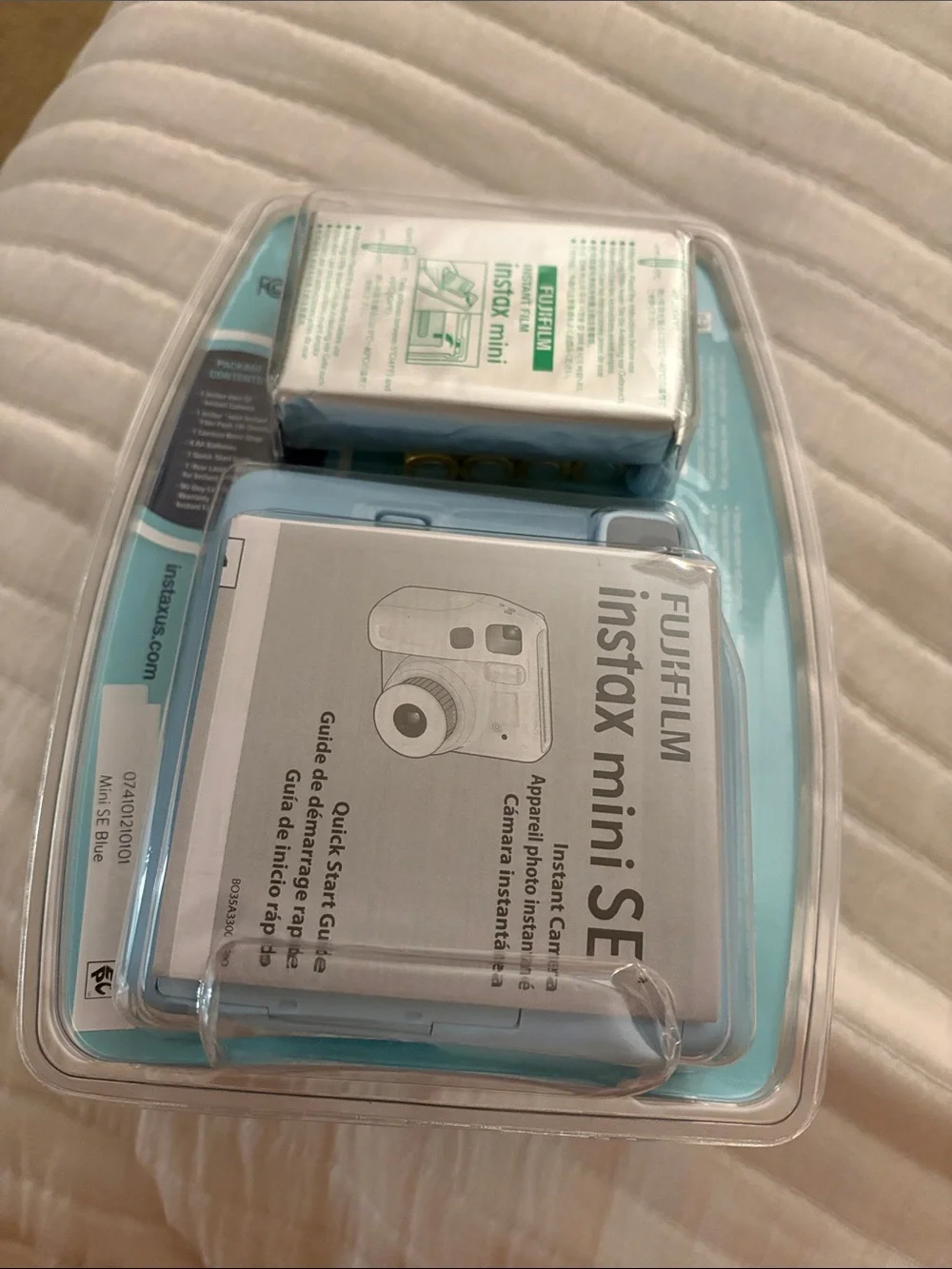 Fujifilm instax mini SE Instant Camera - Light Blue